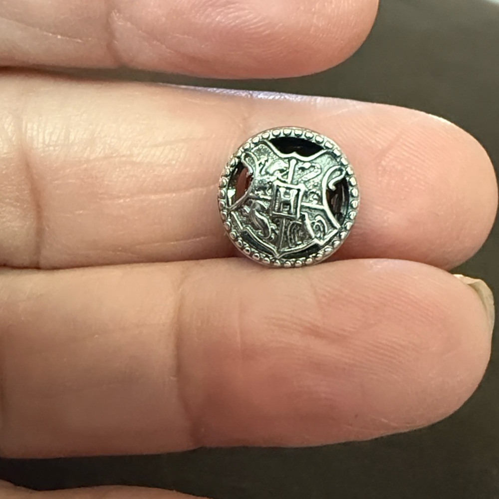 Silver Cityscape Button - image 2